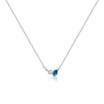 Load image into Gallery viewer, Sapphire & Diamond Toi Et Moi Necklace