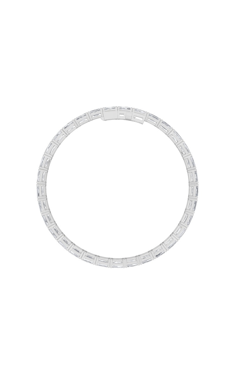 Vs) bracelet in 14k white gold