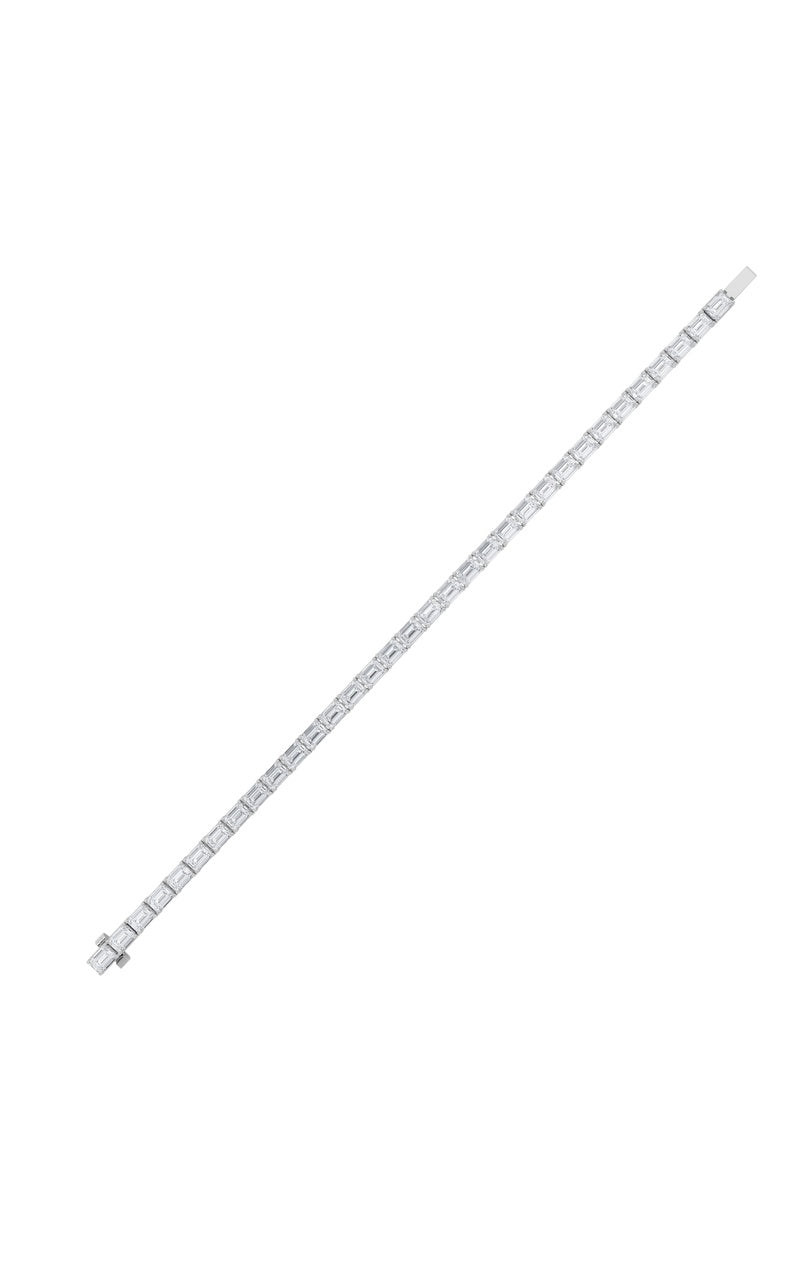 Vs) bracelet in 14k white gold