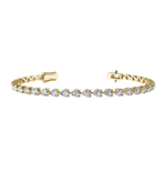 Load image into Gallery viewer, Pear Shape Diamond Tennis Bracelet