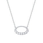 Load image into Gallery viewer, Monaco Diamond Oval Necklace