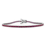 Load image into Gallery viewer, Ruby Red Tennis Bracelet