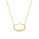 Load image into Gallery viewer, Monaco Diamond Oval Necklace