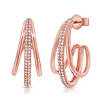 Load image into Gallery viewer, Diamond Cage Earrings