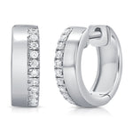 Load image into Gallery viewer, Diamond Huggie Earrings