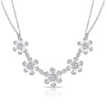 Load image into Gallery viewer, Hibiscus Diamond Flower Necklace