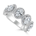 Load image into Gallery viewer, Gala Oval Halo Diamond Ring