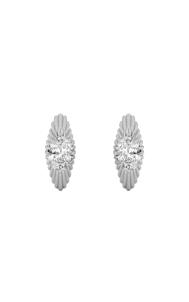 Vs) huggieearrings in 14k gold