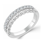 Load image into Gallery viewer, City Diamond Beaded Stack Ring

