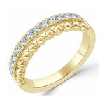 Load image into Gallery viewer, City Diamond Beaded Stack Ring
