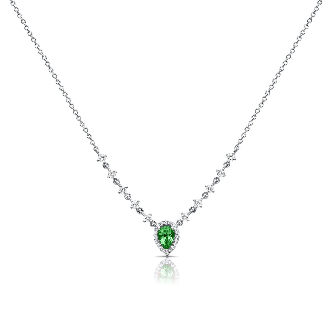 Emerald & Diamond Necklace