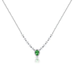 Load image into Gallery viewer, Emerald &amp; Diamond Necklace
