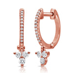 Load image into Gallery viewer, Dangling Diana Diamond Earrings
