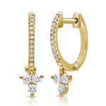 Load image into Gallery viewer, Dangling Diana Diamond Earrings
