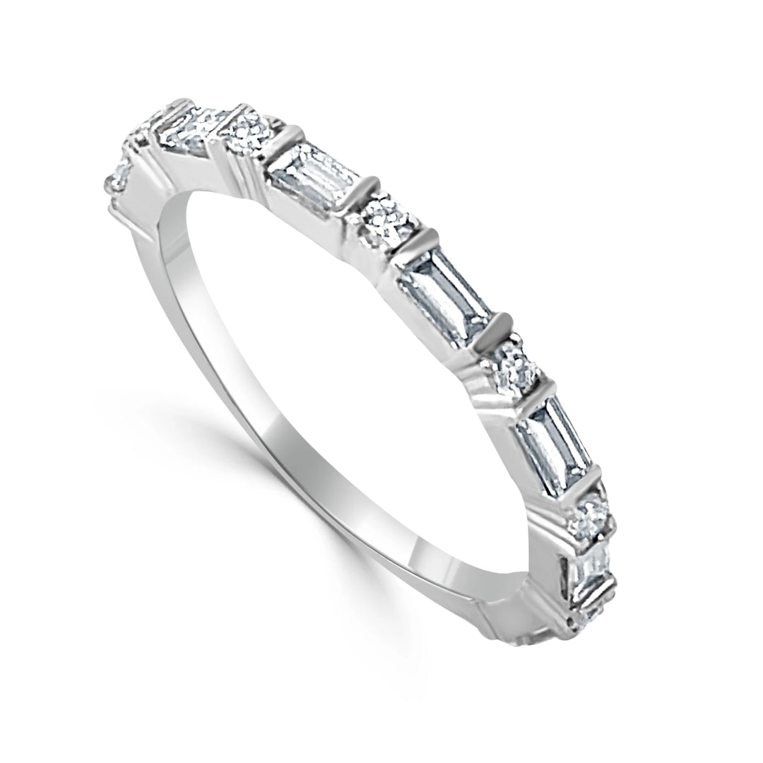 Baguette Diamond Stack Ring