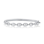 Load image into Gallery viewer, Diamond Bubble Stackable Link Bangle
