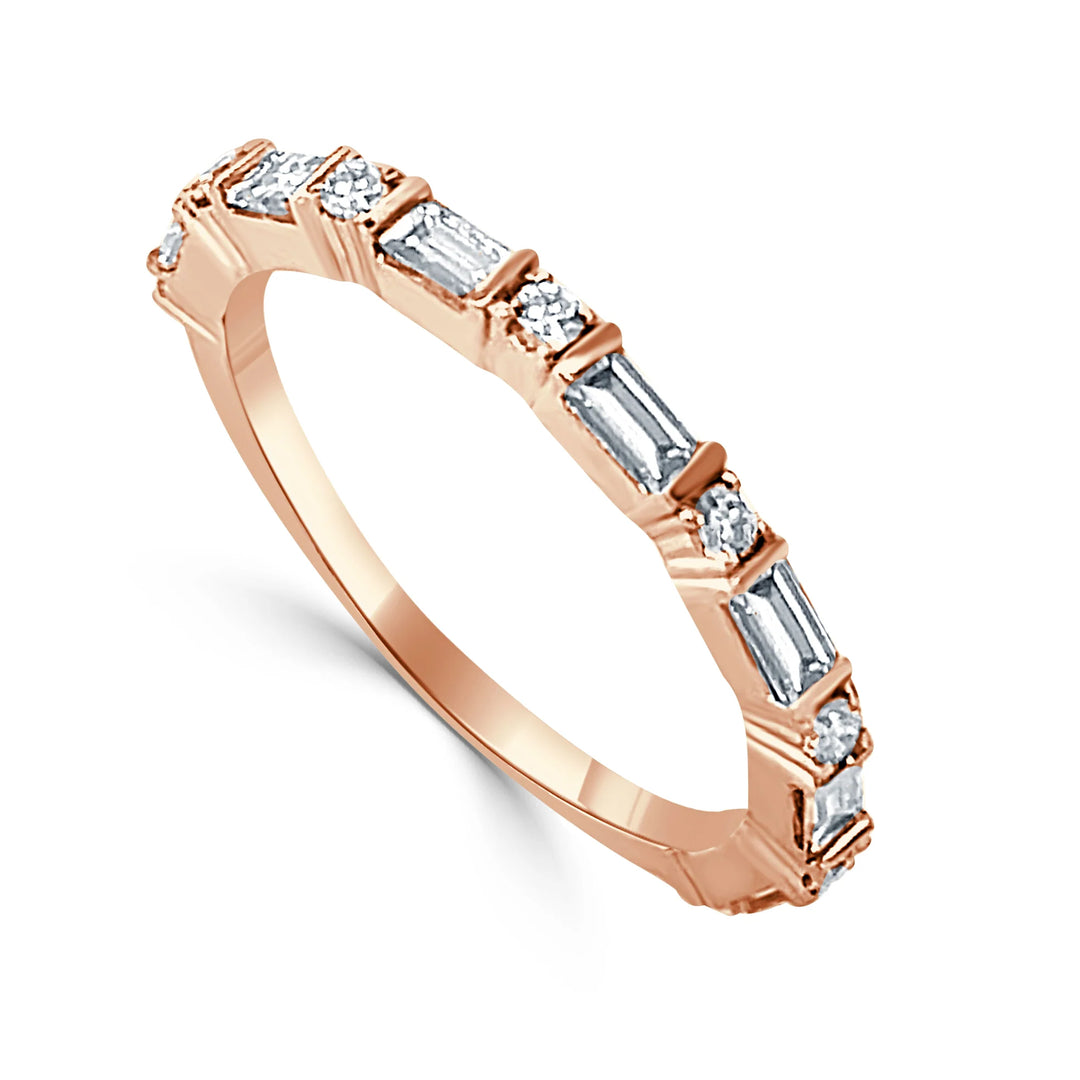 Baguette Diamond Stack Ring