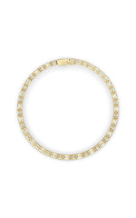 Load image into Gallery viewer, 15CTW Emerald Shaped Lab Grown Diamond (F/VS) Bracelet in 14K White Gold

