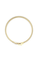 Load image into Gallery viewer, 5CTW Round Shaped Lab Grown Diamond (F/VS) Bracelet in 14K White Gold
