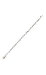 Load image into Gallery viewer, 10CTW Emerald Shaped Lab Grown Diamond (F/VS) Bracelet in 14K White Gold
