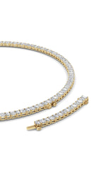 Load image into Gallery viewer, 33CTW Emerald Lab Grown Diamond (F/VS ) Necklace in 14K Gold
