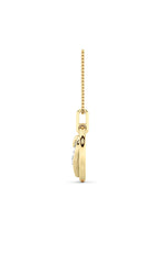 Load image into Gallery viewer, 0.75CTW Round Shaped Lab Grown Diamond (F/VS) Necklace in 14K Yellow Gold
