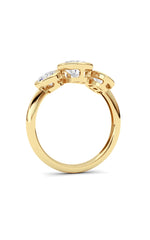 Load image into Gallery viewer, 2CTW Oval Shaped Lab Grown Diamond (F/VS) Ring in 14K Yellow Gold
