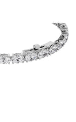 Load image into Gallery viewer, 12CTW Oval Shaped Lab Grown Diamond (F/VS) Bracelet in 14K White Gold
