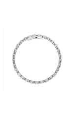 Load image into Gallery viewer, 5CTW Oval Shaped Lab Grown Diamond (F/VS) Bracelet in 14K White Gold
