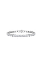Load image into Gallery viewer, 12CTW Radiant Shaped Lab Grown Diamond (F/VS) Bracelet in 14K White Gold
