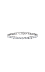 Load image into Gallery viewer, 8CTW Radiant Shaped Lab Grown Diamond (F/VS) Bracelet in 14K White Gold

