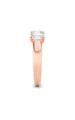 Load image into Gallery viewer, 2CTW Emerald Shaped Lab Grown Diamond (F/VS) Five Stone Band Ring in 14K Gold
