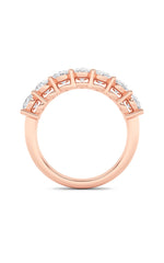 Load image into Gallery viewer, 2.25CTW Oval Shaped Lab Grown Diamond (F/VS) Ring in 14K Rose Gold

