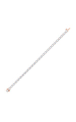 Load image into Gallery viewer, 7CTW Pear Shaped Lab Grown Diamond (F/VS) Fancy Line Bracelet in 14K Gold
