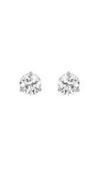 Load image into Gallery viewer, 1CTW Round Shaped Lab Grown Diamond (F/VS) Earring in 14K White Gold

