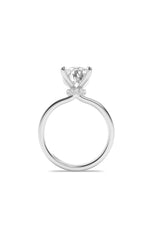 Load image into Gallery viewer, 1.5CTW Elongated Cushion Shaped Lab Grown Diamond (F/VS) Ring in 14K White Gold

