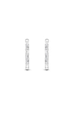 Load image into Gallery viewer, 4CTW Emerald Shaped Lab Grown Diamond (F/VS) Earring in 14K White Gold
