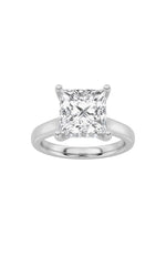 Load image into Gallery viewer, 2CTW Princess Shaped Lab Grown Diamond (F/VS) Ring in 14K White Gold
