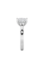 Load image into Gallery viewer, 2CTW Princess Shaped Lab Grown Diamond (F/VS) Ring in 14K White Gold
