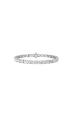 Load image into Gallery viewer, 7CTW Oval Shaped Lab Grown Diamond (F/VS) Bracelet in 14K White Gold
