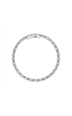 Load image into Gallery viewer, 7CTW Oval Shaped Lab Grown Diamond (F/VS) Bracelet in 14K White Gold

