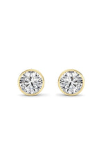 Load image into Gallery viewer, 4CTW Round Shaped Lab Grown Diamond (F/VS) Earring in 14K White Gold
