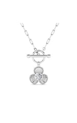 Load image into Gallery viewer, 1CTW Round Shaped Lab Grown Diamond (F/VS) Necklace in 14K White Gold
