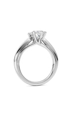 Load image into Gallery viewer, 2CTW Marquise Shaped Lab Grown Diamond (F/VS) Ring in 14K White Gold
