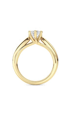 Load image into Gallery viewer, 2CTW Marquise Shaped Lab Grown Diamond (F/VS) Ring in 14K White Gold
