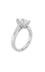 Load image into Gallery viewer, 3CTW Pear Shaped Lab Grown Diamond (F/VS) Ring in 14K White Gold
