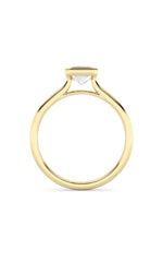 Load image into Gallery viewer, 1CTW Emerald Shaped Lab Grown Diamond (F/VS) Ring in 14K White Gold

