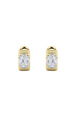 Load image into Gallery viewer, 2CTW Oval Shaped Lab Grown Diamond (F/VS) Fashion Earrings in 14K Gold
