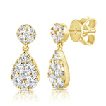 Load image into Gallery viewer, I Do Diamond Dangle Stud Earrings
