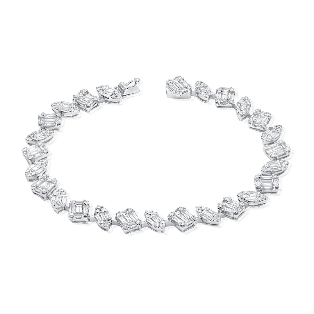 Multi Stone Diamond Bracelet